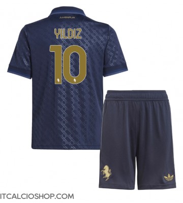 Juventus Kenan Yildiz #10 Terza Maglia Bambino 2024-25 Manica Corta (+ Pantaloni corti)
